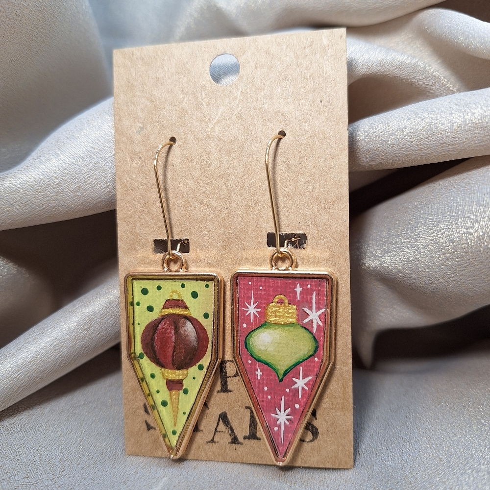 Hand painted earrings